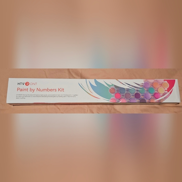 HTVRONT Paint by Number Kit - ROSE - Picture 2 of 3